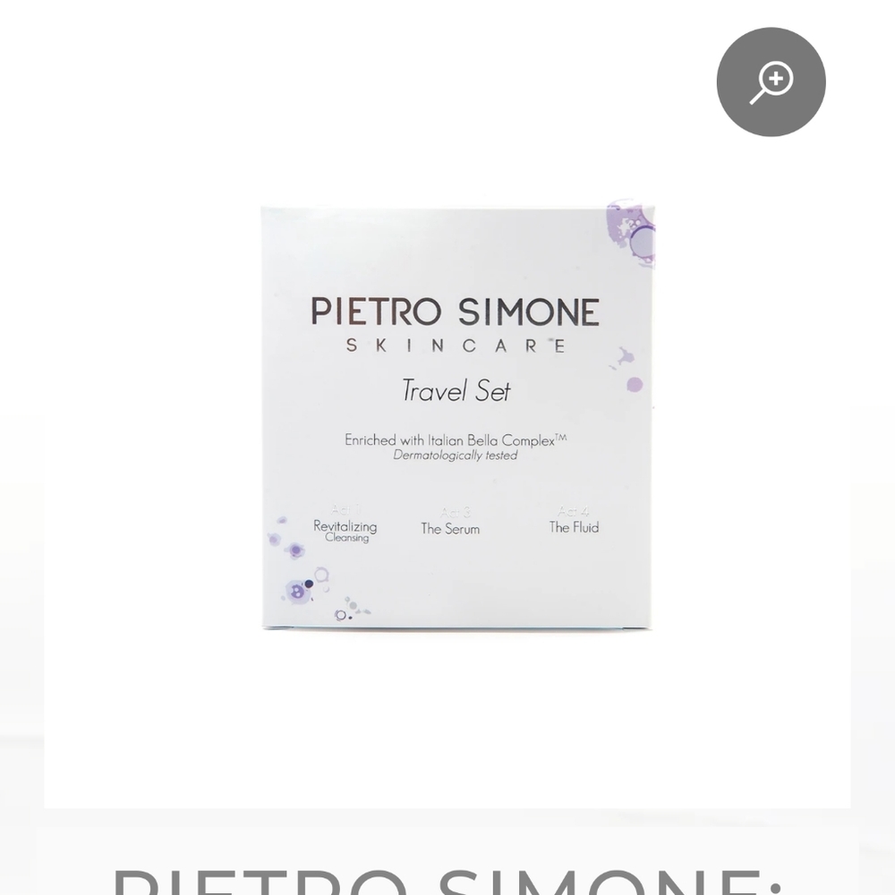 Pietro Simone Skincare Travel Set
